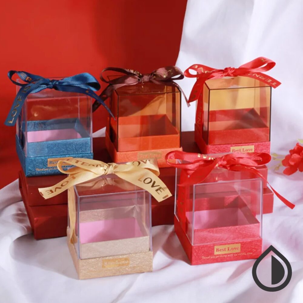 Custom acrylic box with premium clear finish, ideal for packaging, display, and storage. Available in various sizes with personalization options.