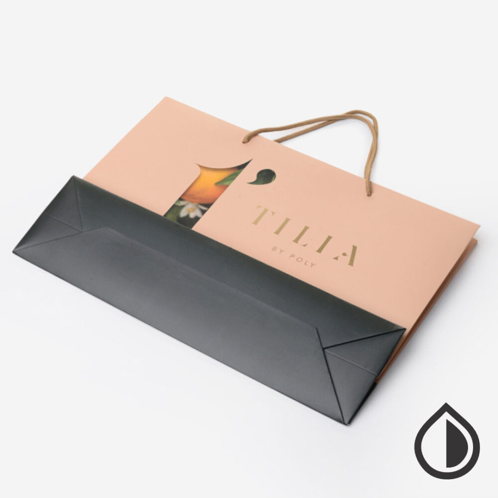 Branded custom paper bags with logo printing, luxury finishes, and eco-friendly materials – available in Dubai.