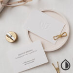Luxury business card printing in Dubai with custom design, embossing, foil stamping, and premium finishes – MyDubai Graphics.