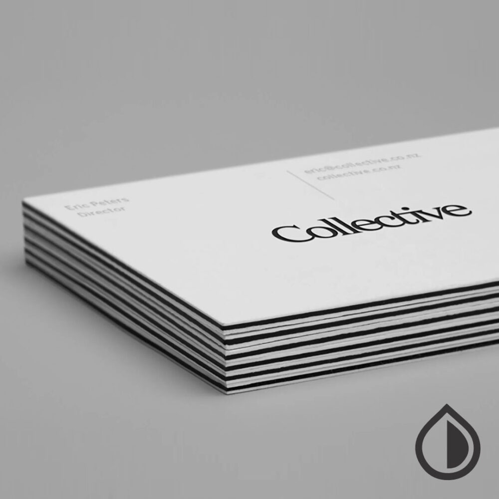 Luxury business card printing in Dubai with custom design, embossing, foil stamping, and premium finishes – MyDubai Graphics.